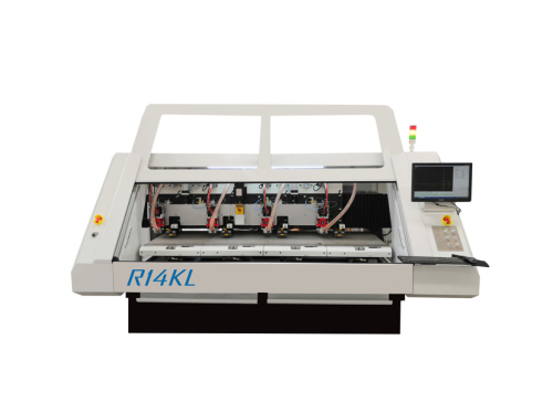 Máy Cắt Mạch PCB R14K Có 4 Đầu Cắt Spindle