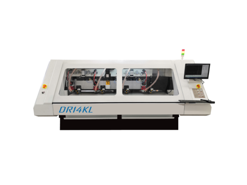 Máy Cắt Mạch PCB DR14KL Kiểm Soát Độ Sâu Có 4 Đầu Cắt Spindle